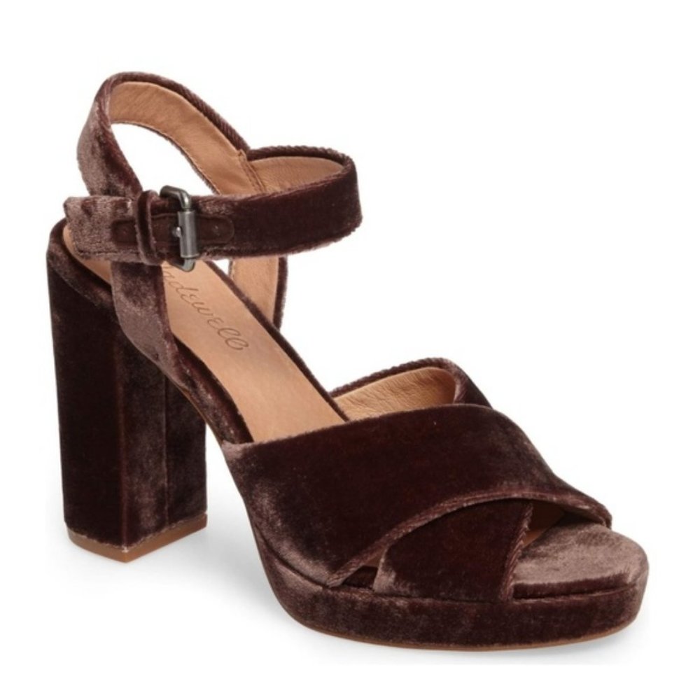 The Vanessa Sandal in Velvet